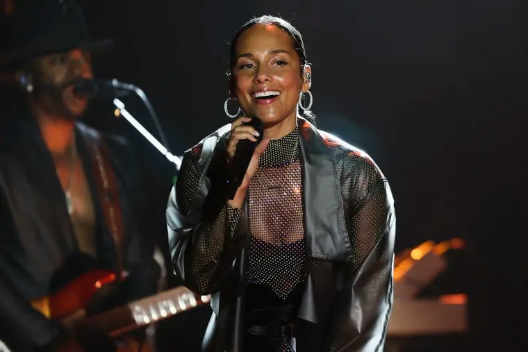 Alicia Keys performing in Tampa, Florida in September. The singer's new holiday album is "Santa Baby."