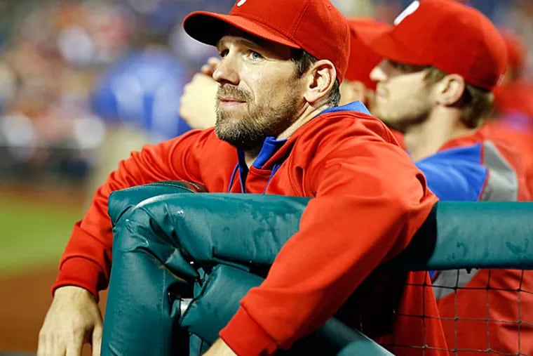 Phillies starter threw a second bullpen session on Friday.