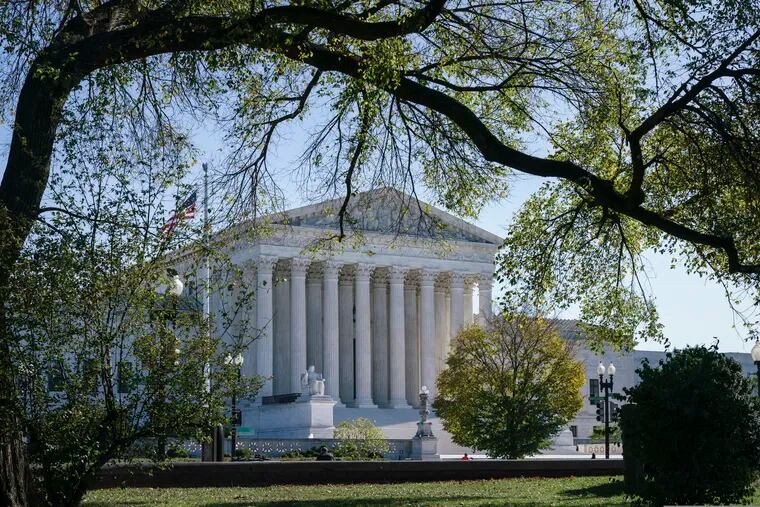The Supreme Court is seen on Election Day Tuesday in Washington.