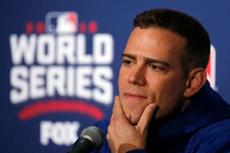 Theo Epstein stepped down as Chicago Cubs president of baseball operations Tuesday, but it's unlikely he lands with the Phillies in that same role.