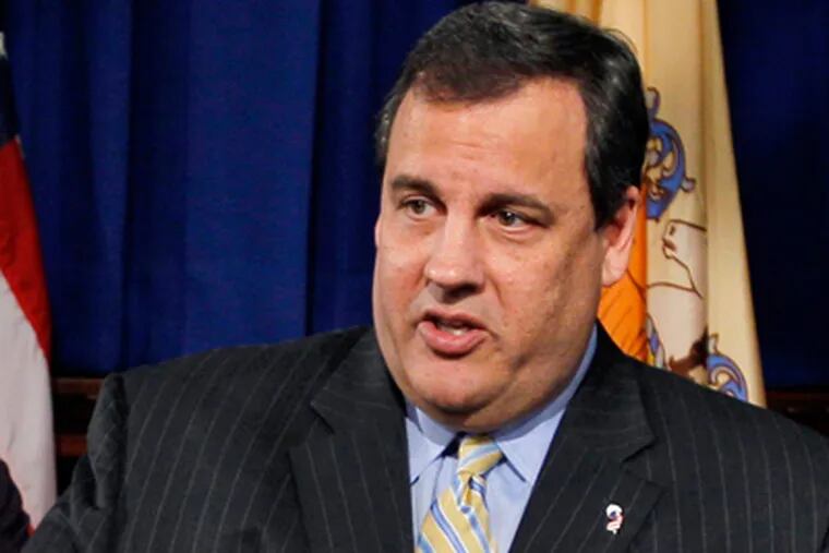 Gov. Christie is trying to make managers more accountable. (File Photo / AP)