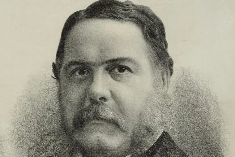 Chester A. Arthur started showing signs of illness soon after moving into the White House