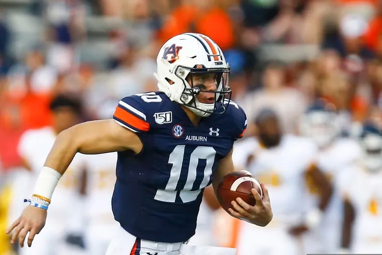 Auburn quarterback Bo Nix (10) and Florida's Kyle Trask are set to face off in a Top 10 showdown.