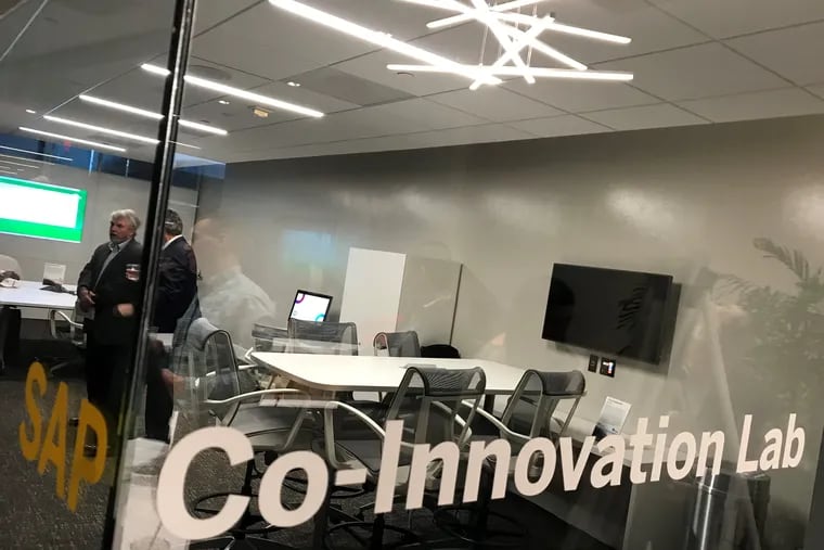 The SAP Co-Innovation Lab at SAP North American headquarters in Newtown Square.