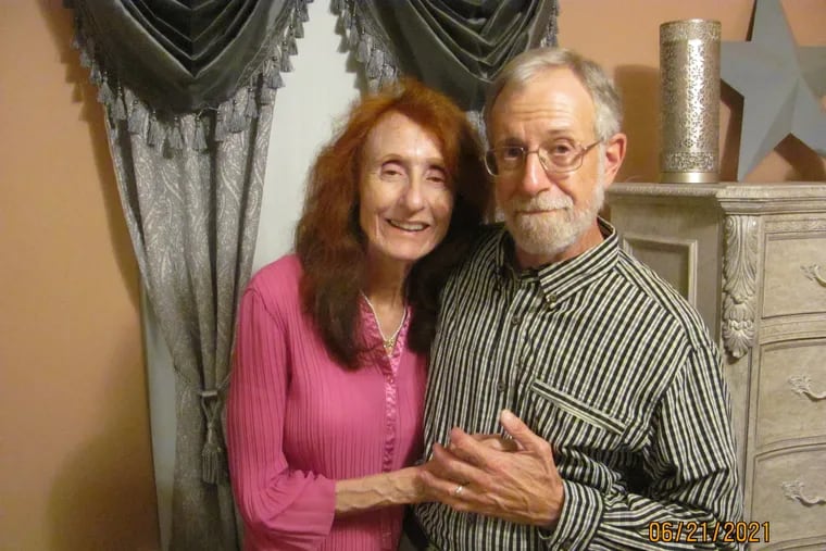 Joe and Marianne Trovato at their home in Bensalem.