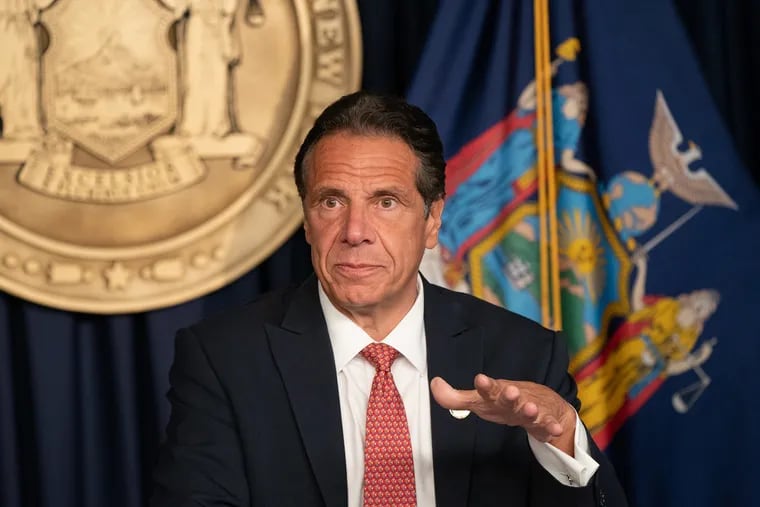 New York Gov. Andrew M. Cuomo at an August 2 press conference. (Don Pollard/Office of Governor Andrew M. Cuomo/TNS)