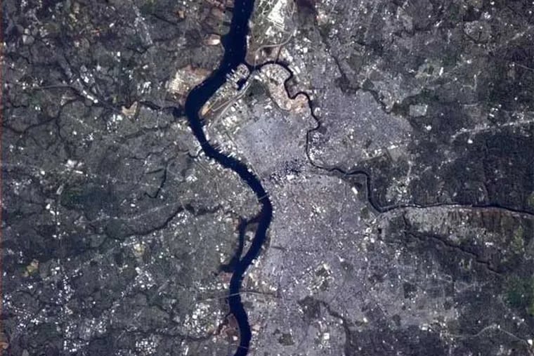 "Philadelphia in exquisite detail" by Cmdr. Chris Hadfield.