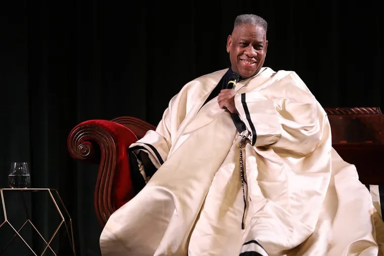 Andre Leon Talley speaks during "The Gospel According to Andre" Q&A during the 21st SCAD Savannah Film Festival on Nov. 2, 2018, in Savannah, Georgia. (Cindy Ord/Getty Images for SCAD/TNS)