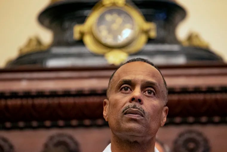 Police Commissioner Richard Ross speaks during a press conference in the Mayor's Reception Room at Philadelphia City Hall on Thursday, Aug. 15, 2019. The press conference was in response to the police shooting in North Philadelphia on Wednesday evening.
