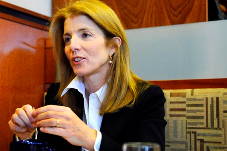 Caroline Kennedy during interview. &quot;Many people remember that spirit that President Kennedy summoned forth,&quot; she said.