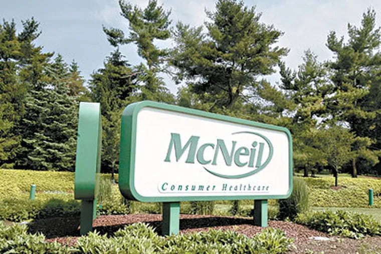 McNeil Consumer Healthcare of Fort Washington is laying off 300 of the recall-idled plant's 400 workers. (Charles Fox / Staff Photographer)