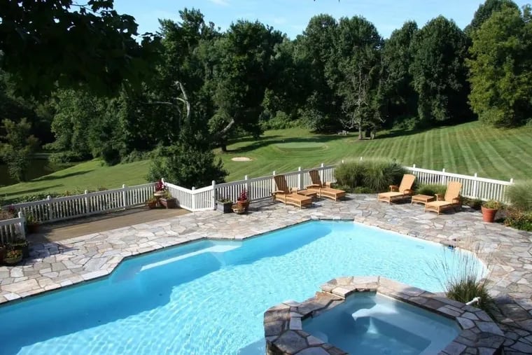 Chester County estates with hot tubs to warm up a fall night