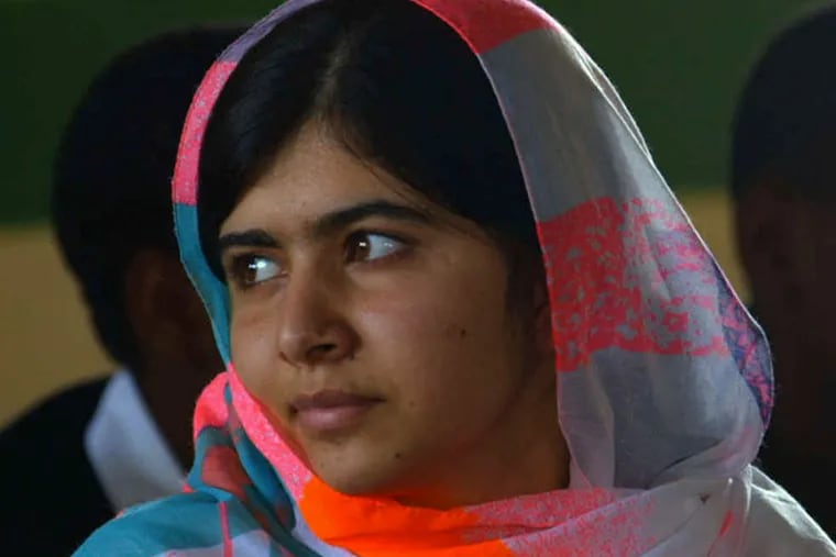 Malala Yousafzai at the Kisaruni Girls School in Massai Mara, Kenya. May 26, 2014. (Fox Searchlight Pictures.© 2015 Twentieth Century Fox Film Corporation)