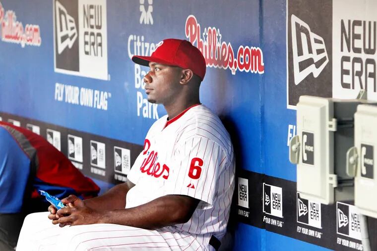 Ryan Howard went on the disabled list on Saturday, July 6.  ( RON CORTES / Staff Photographer ).