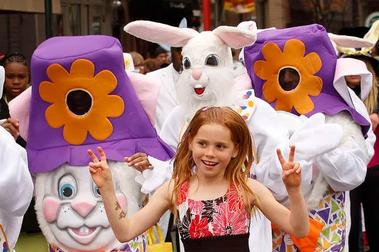 Corrinne Hoban of L.A. at the 2013 Easter Promenade on South Street.
