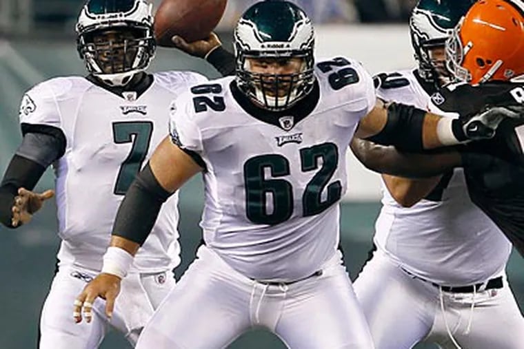 Eagles center Jason Kelce was a sixth-round pick in last year's NFL Draft. (Yong Kim/Staff Photographer)