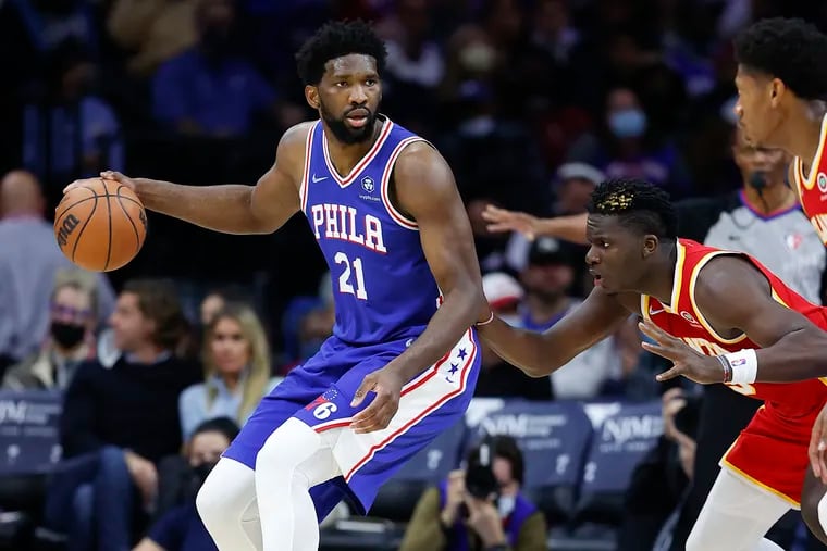 Sixers center Joel Embiid will miss Monday's game against the Portland Trail Blazers to rest.