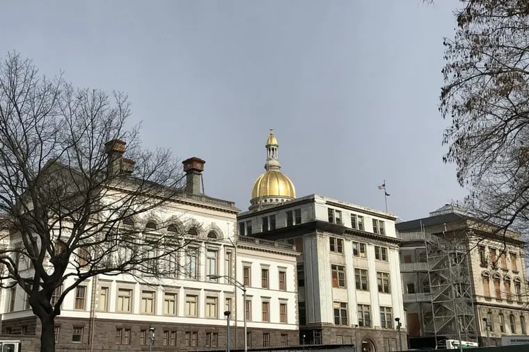 New Jersey Statehouse, which is undergoing renovation