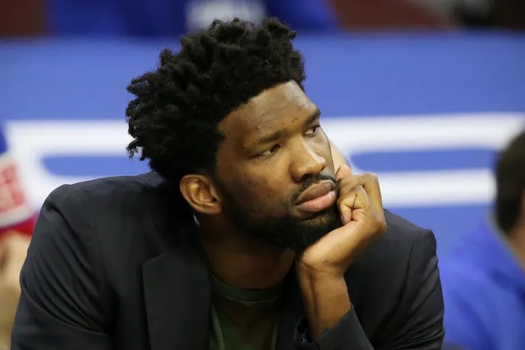 Joel Embiid remains sidelined.