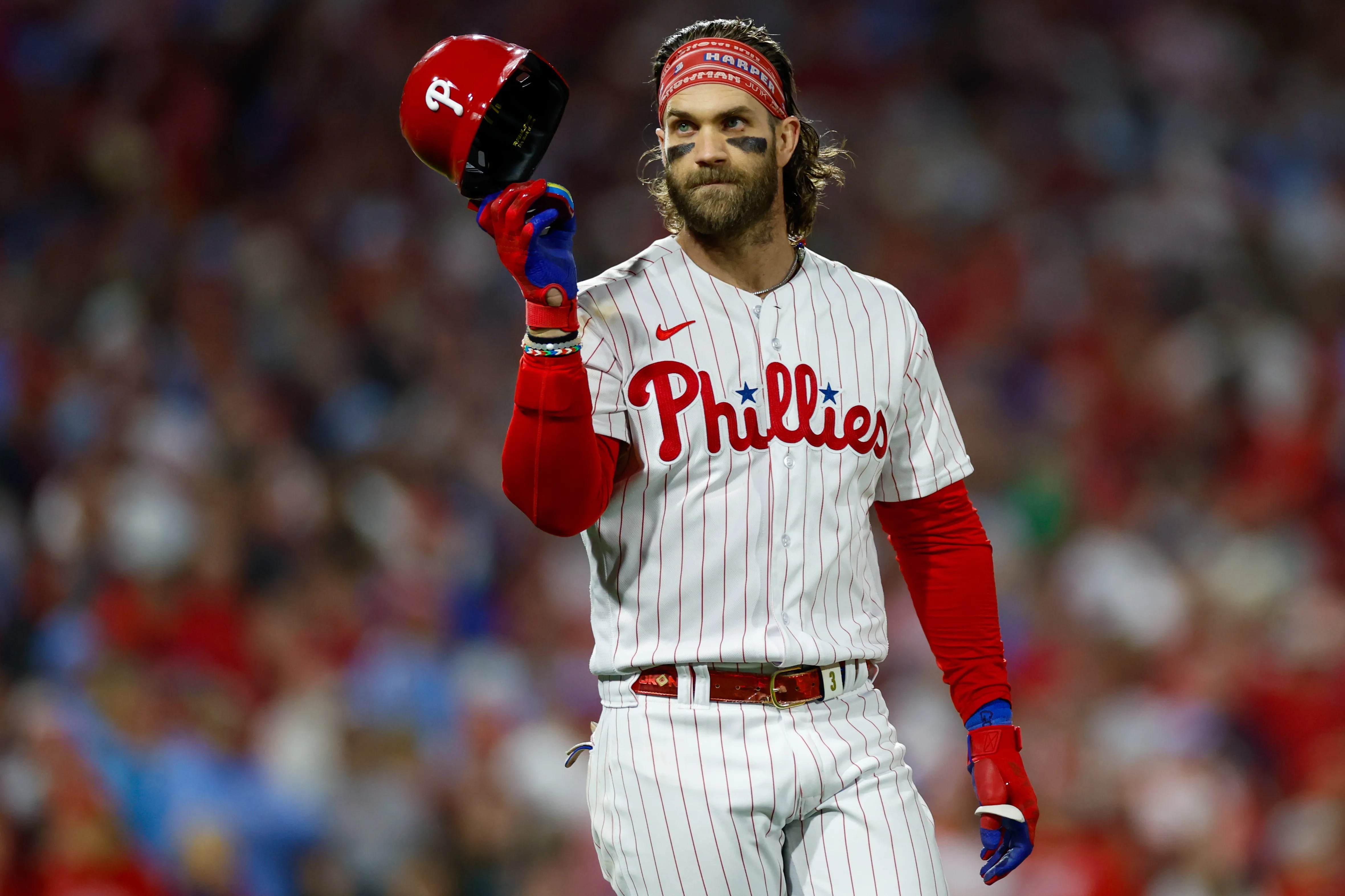 Bryce Harper Photographed Stopping For Gas Wearing His Full