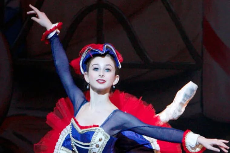 The Rock School for Dance Education presents "Nutcracker 1776" Friday and Saturday at the Merriam Theatre.