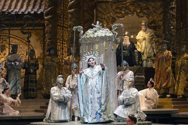 Christine Goerke in the title role of Puccini's "Turandot" at the Metropolitan Opera.