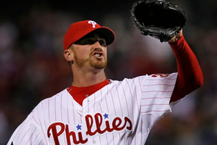 Phillies righthander Brett Myers , a reliever for most of last season, has had trouble readjusting to being a starter.