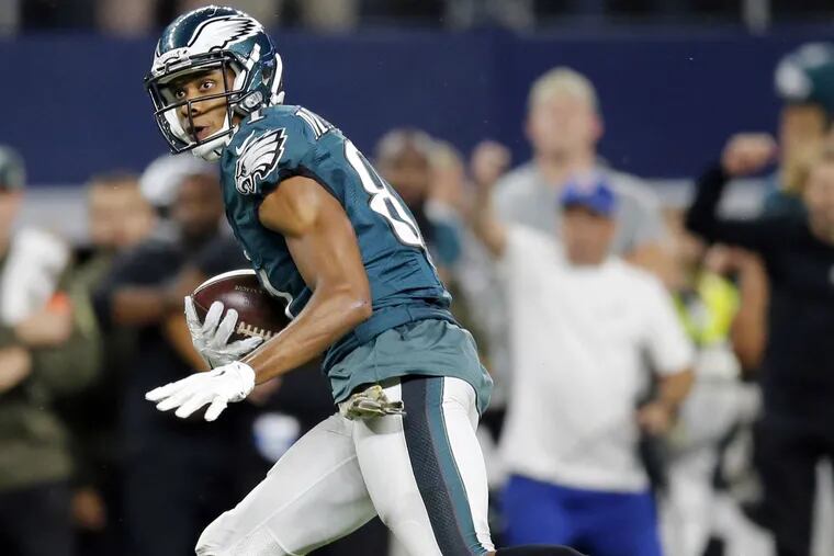 Jordan Matthews not only leads the Eagles in receiving, he also is part of an elite class of 2014 receivers. (Yong Kim / Staff Photographer)
