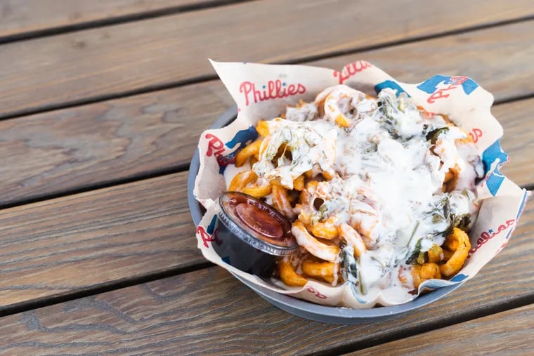 South Philly Disco Fries from Pass and Stow at Citizens Bank Park on April 12, 2023.