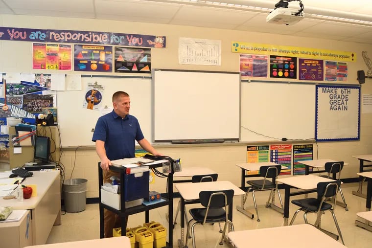 Frank Wenzel, a sixth-grade math teacher at Tamaqua Area Middle School and head of the teacher's  union, spoke out against Tamaqua Area School District's policy allowing the arming of teachers and school employees passed last fall.