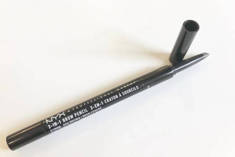 NYX 3-in-1 Brow Pencil in Ash Brown.