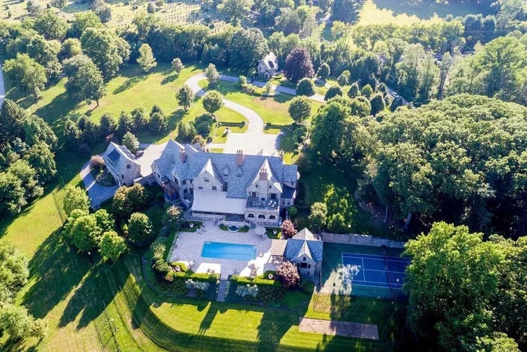 10 Pyles Rd., which sits on 8.5 acres in near Winterthur Museum, is on the market for $12 million.