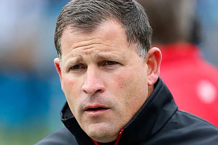 "Coach Reid is a special, special person, and he did some things with our football team, that I know with the way Andy is, he doesn't like it mentioned, and I'll keep it private," Greg Schiano said. (Bob Leverone/AP)
