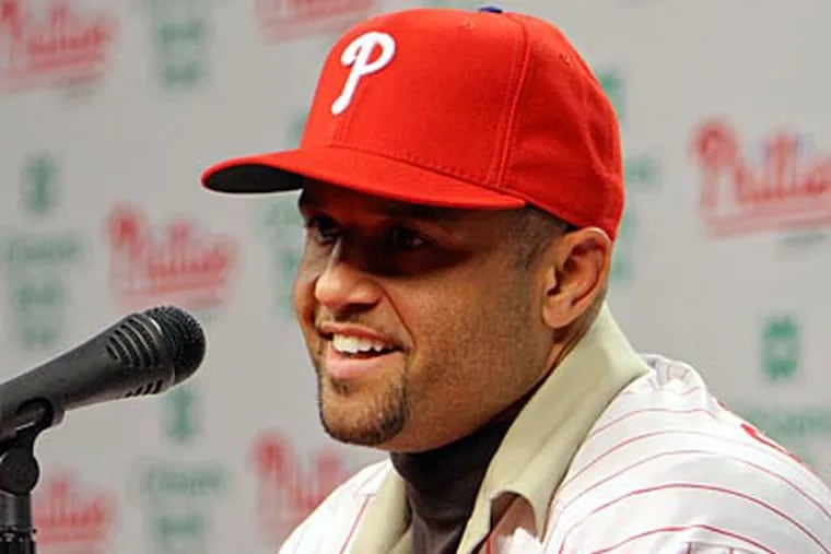 Placido Polanco, who used to play second base for the Phillies, will have to relearn third base. (AP Photo/Joseph Kaczmarek)