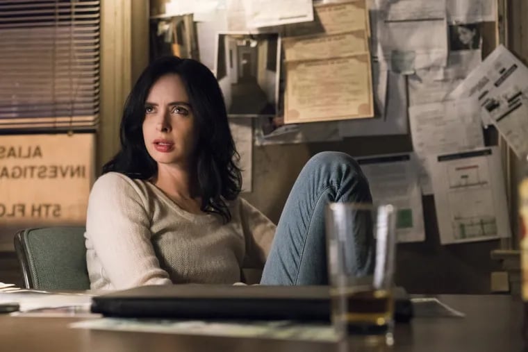 Krysten Ritter stars as an angry investigator with superpowers in the Netflix Marvel series &quot;Jessica Jones,&quot; which launches its second season on March 8