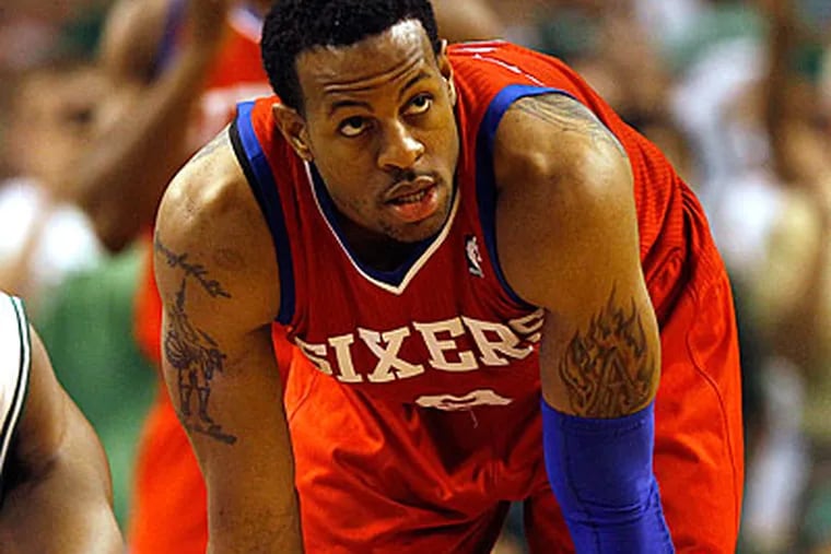 The Sixers could look to trade Andre Iguodala this offseason (Yong Kim/Staff Photographer).