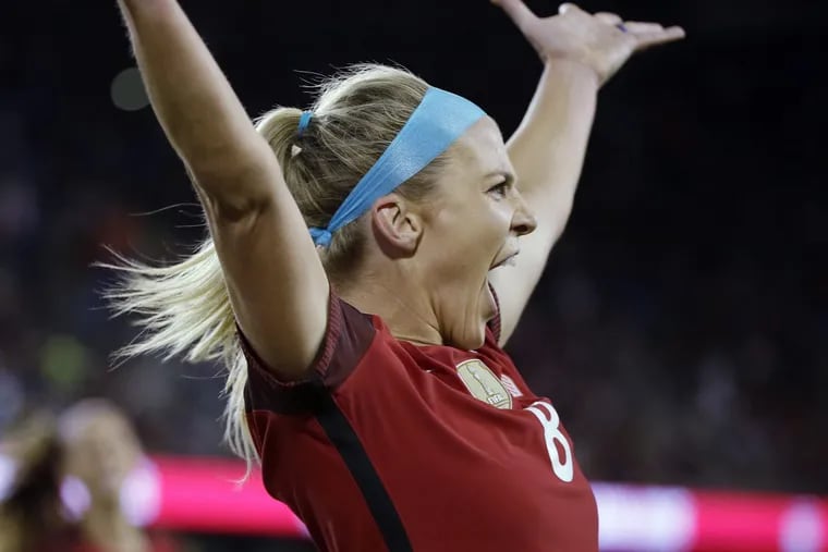 Julie Ertz scored her seventh goal of the year for the United States women’s national soccer team in its 3-1 win over Canada.