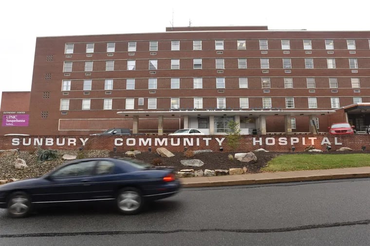 The soon to be shuttered Sunbury Community Hospital is shown Friday Dec. 13, 2019 in Sunbury, Pa.
