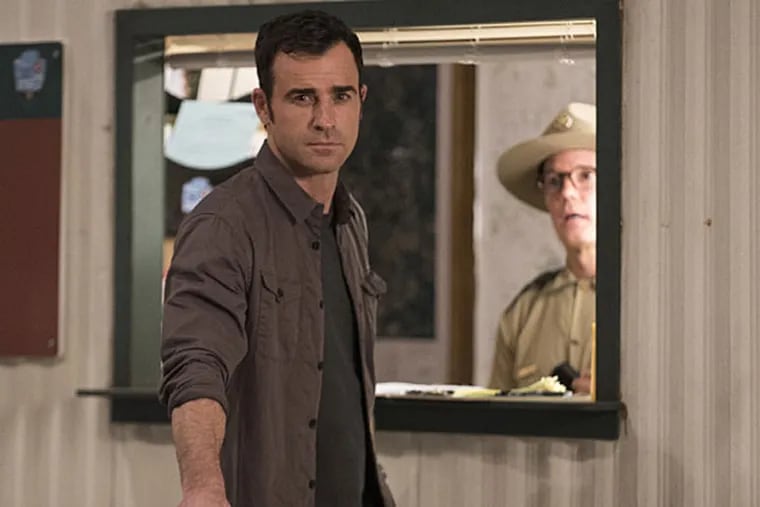 Justin Theroux plays the head of a family who move to the seemingly enchanted village at the heart of &quot;The Leftovers.&quot;  (Photo: Van Redin / HBO)