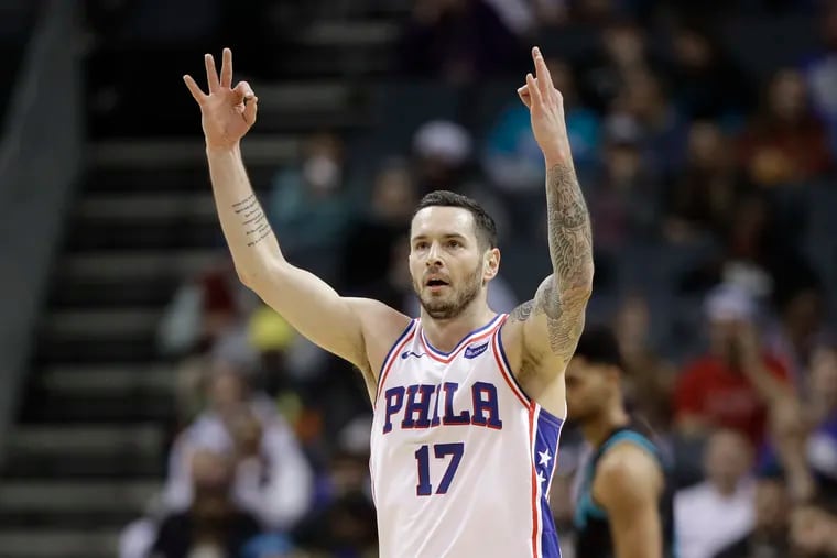 JJ Redick had 27 points in the Sixers win on Tuesday night in Charlotte, which was part of a $57,000 victory for a sports bettor at the South Philly turf club.