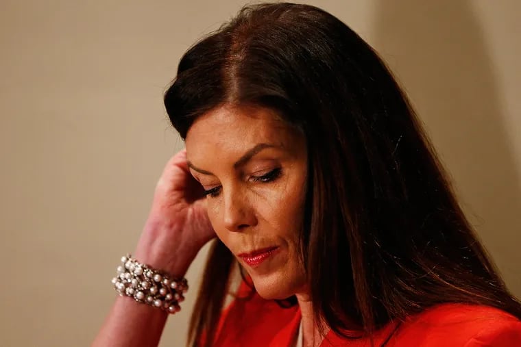 Attorney General Kathleen G. Kane is seen here in this file photo. A former narcotics agent, Charles Horvath claims he was fired by Kane's chief of staff, Jonathan Duecker, for complaining about a cover-up during a drug operation.