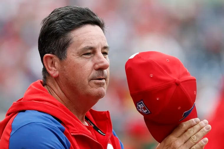 A he enters his third season as Phillies manager, Rob Thomson says "I pinch myself every day.”
