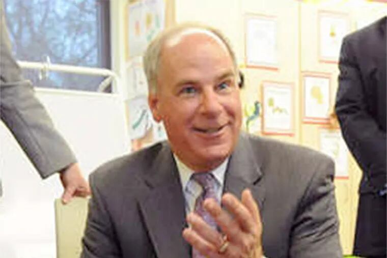 Ron Tomalis, Gov. Corbett's onetime education secretary turned special adviser.