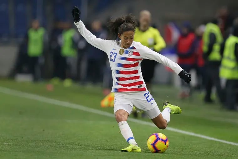 Christen Press scored the winning goal in the United States women's national soccer team's 1-0 win over Spain in Alicante.