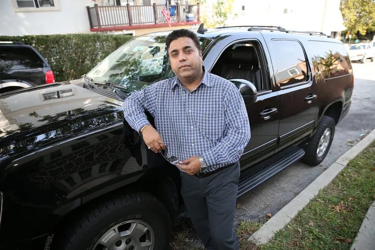 Taxi company owner Viresh Ahuja of Upper Darby is struggling to repay five taxicab medallion loans.