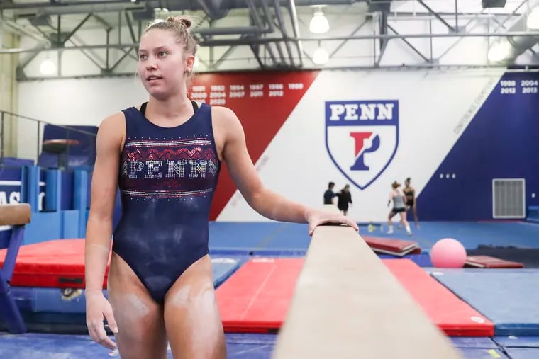 Penn gymnast McCaleigh Marr will compete in the NCAA regionals this week on the balance beam.