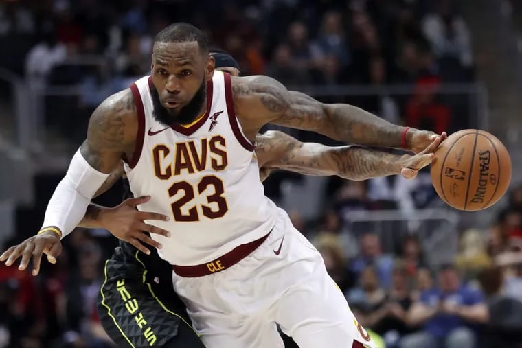 LeBron James (23) could become a free agent after the season.