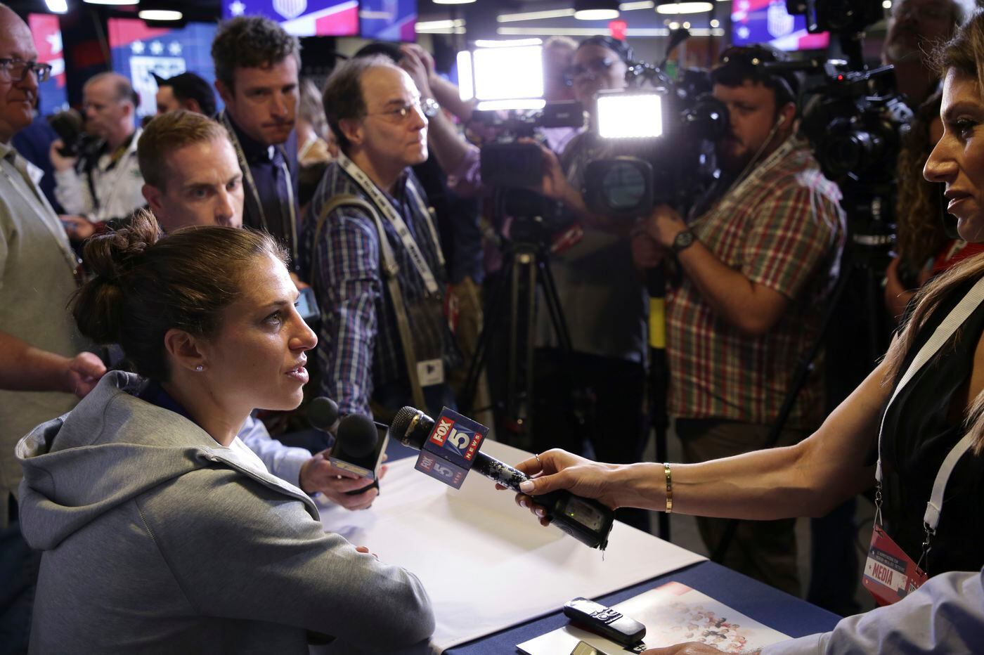 Carli Lloyd is as driven as ever as U.S. women’s soccer team heads to France for World Cup