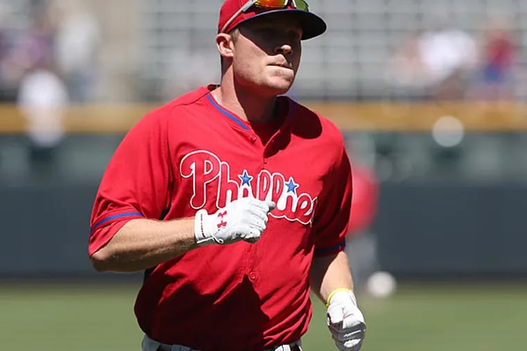 Phillies third baseman Cody Asche. (David Zalubowski/AP)