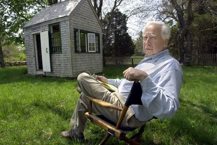 Pulitzer Prize-winning author David McCullough, shown at his Martha's Vineyard property in West Tisbury, Mass., in 2011, has died at age 89.